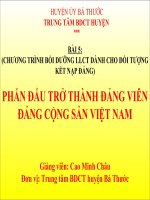 Bai 5 phan dau tro thanh dang vien DCSVN chuan