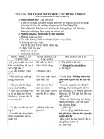 THỰC HÀNH MỘT SỐ KIỂU CÂU TRONG VĂN BẢN