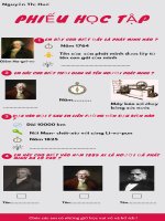 phiếu học tập bài 32 lịch sử lớp 10