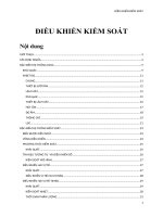 Điều khiển kiểm soát: mô tả các hệ thống sưởi ấm, thông gió và điều hòa không khí (HVAC) và thảo luận về các đặc điểm và thành phần của các hệ thống điều khiển tự động