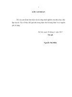 Nghiên cứu tính đa dạng sinh học các loài nấm lớn tại vườn quốc gia ba vì   hà nội 