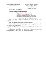 Đề thi thử vào lớp 10 THPT năm 2018 2019 môn ngữ văn   phòng GDĐT lâm bình 