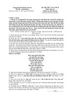 Đề thi thử vào lớp 10 THPT năm 2018 2019 môn ngữ văn   TTBDVH hà nội   amsterdam 