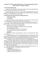 BẢN mô tả CHẤT LƯỢNG