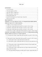 Xử phạt vi phạm hành chính trong lĩnh vực quản lý và bảo vệ rừng  thực trạng và giải pháp