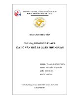 Nhà hàng DIAMOND PLACE 15A HỒ VĂN HUÊ P.9 QUẬN PHÚ NHUẬN