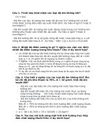 Câu hỏi quản lý tồn trữ thuốc 