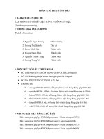 TH201-Bài kết luận chủ đề-Lập trình cơ sở dữ liệu bằng ngôn ngữ SQL