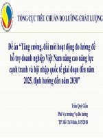 Đề án Tăng cường, đổi mới hoạt động đo lường để hỗ trợ doanh nghiệp Việt Nam nâng cao năng lực cạnh tranh và hội nhập quốc tế giai đoạn đến năm 2025, định hướng đến năm 2030