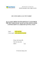 De cuong thuc trang hoat dong kinh doanh nha hang CONEXION