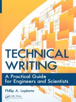 Technical writing   a practical guide for engineers and scientists (2012) 