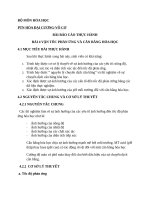 Bài 4 thực hành hóa đại cương 