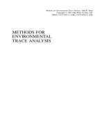 John wiley  sons chromatography methods for environmental trace analysis 2003 
