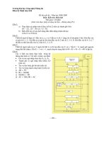 ĐỀ THI KẾT THÚC HỌC PHẦN KIẾN TRÚC MÁY TÍNH