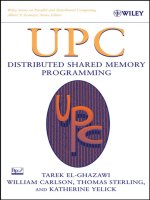 John wiley  sons upc distributed shared memory programming jun 2003 may 2005 ddu 