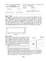 ĐỀ KIỂM TRA MÔN TRUYỀN NHIỆT