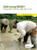 Giới trong REDD+ Sổ tay dành cho thúc đẩy viên cơ sở - Câu hỏi và trả lời
