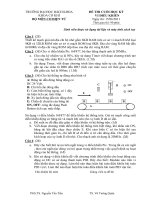 ĐỀ THI CUỐI KÌ MÔN VI ĐIỀU KHIỂN