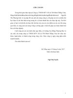 CÔNG tác QUẢN TRỊ lực LƯỢNG bán HÀNG của CTY TNHH MTV SX  TM 