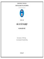 Khách sạn sinh thái sông lạch tray ( Đồ án tốt nghiệp)