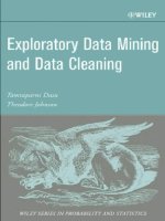 John wiley  sons exploratory data mining  data cleaning (2003) 