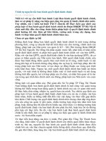 Trình tự nguyên tắc ban hành quyết định hành chính