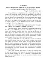 CHUYÊN ĐỀ MÔ HÌNH TỔ CHỨC VÀ HOẠT ĐỘNG CỦA HỆ THỐNG QUAN TRẮC MÔI TRƯỜNG