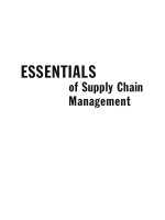 John wiley  sons essentials of supply chain management 2003 
