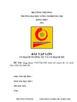 Đề Tài: Ứng dụng VMTTVMS thiết kế mạch đo và cảnh báo, hiển thị nhiệt độ.