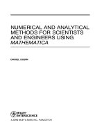 John wiley  sons dublin d numerical and analytical methods for scientists and engineers using mathematica (2003)(isbn 0471266108)(647s)mn 