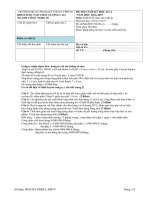 ĐỀ THI KẾT THÚC HỌC PHẦN KINH TẾ TỔ CHỨC SẢN XUẤT IN