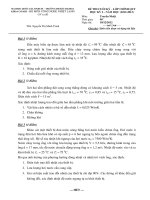 ĐỀ THI CUỐI KÌ MÔN TRUYỀN NHIỆT