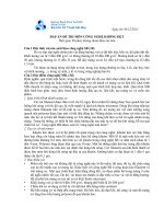 ĐỀ THI KẾT THÚC HỌC PHẦN CN KHÔNG DỆT