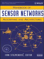 John wiley  sons handbook of sensor networks algorithms and architectures 