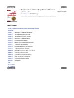 John wiley  sons the art of software architecture; design methods and techniques stephen t albin 2003publishing inc isbn0471228869 html 