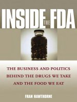 John wiley  sons inside the fda the business and politics (2005) yyepg; ocr 7 0 2 6 lotb 