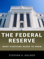 Axilord   the federal reserve; what everyone needs to know (2013) 