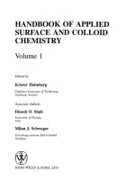 John wiley  sons holmberg k et al (eds) handbook of applied surface and colloid chemistry vol 1 (2002)(t)(606s) 