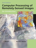 John wiley  sons mather p computer processing of remotely sensed images an introduction (3rd ed)(isbn 0470849185)(2004) 