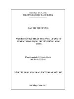 Nghiên cứu kỹ thuật thu năng lượng vô tuyến trong mạng truyền thông song công