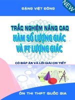 Trắc nghiệm nâng cao dãy số, cấp số cộng và cấp số nhân – Đặng Việt Đông