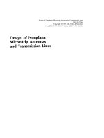 John wiley  sons design of nonplanar microstrip antennas and transmission lines 
