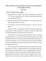 PHân tích chiến lược marketing hỗn hợp (marketing mix) của ngân hàng BIDV trong hoạt động kinh doanh