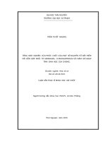 Tổng hợp, nghiên cứu phức chất của một số nguyên tố đất hiếm với hỗn hợp phối tử asparagin, o phenantrolin và thăm dò hoạt tính sinh học của chúng 
