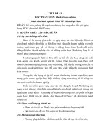 đề án xây dựng kế hoạch marketing cho sản phẩm tiền gửi ngân hàng BIDV chi nhánh Hải Dương