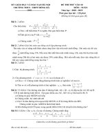 đề thi thử toán vào lớp 10 trường Hồng Hà