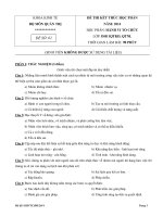 Đề thi và đáp án hành vi tổ chức