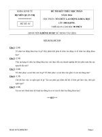 Đề thi tổ chức lao động