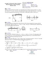 ĐỀ THI MÔN SỨC BỀN VẬT LIỆU CÓ ĐÁP ÁN