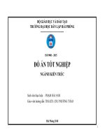 Trung tâm văn hóa việt   lào( Đồ án tốt nghiệp Xây Dựng)